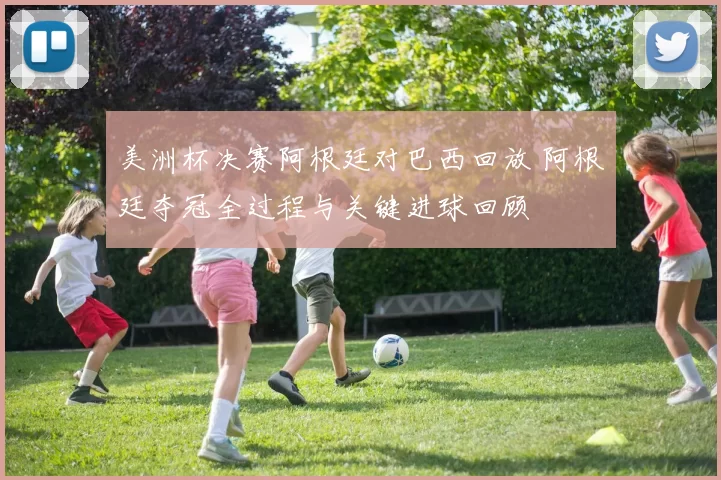 美洲杯决赛阿根廷对巴西回放 阿根廷夺冠全过程与关键进球回顾